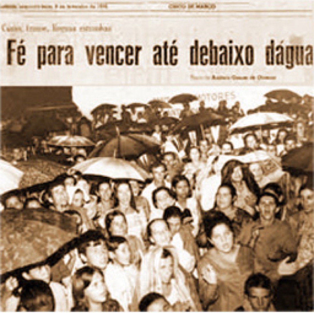 Foto histórica do Tabernáculo da Fé