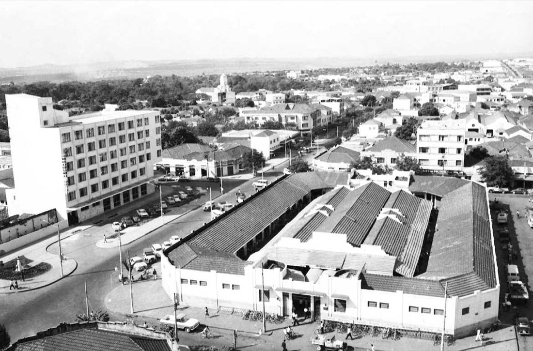 Mercado Municipal de Goiânia - GO em 1968.